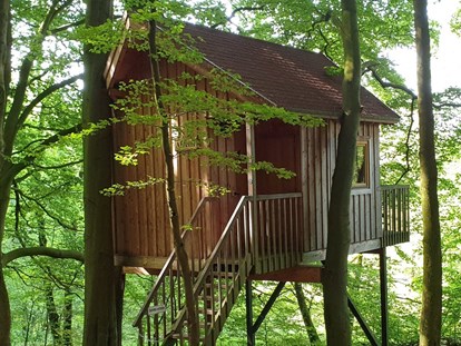 Luxuscamping - Art der Unterkunft: Baumhaus - Baumhaus Ahletal, mit Platz für bis zu sechs Personen. - Baumhaushotel Solling Baumhaushotel Solling