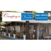 Glampingunterkunft: WMC-BUSCHMANN OFFICE - camping-in-venedig.de -WMC BUSCHMANN wohnen-mieten-campen at Union Lido: Deluxe Caravan mit Einzelbett / Dusche