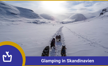 Winterurlaub in Skandinavien - Glamping zwischen Nordlicht und eisigem Meer - glamping.info