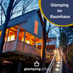 Glamping im Baumhaus