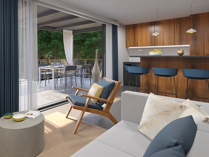 Luxuscamping - getrennte Schlafbereiche - Funtana - Istra Premium Camping Resort - Meinmobilheim Sunset Premium Villa auf dem Istra Premium Camping Resort