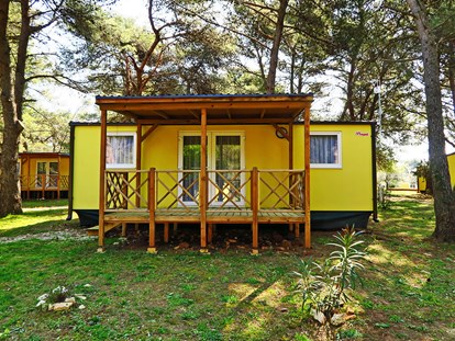 Luxuscamping - Preisniveau: gehoben - Kroatien - Campingplatz Pineta - Meinmobilheim Galija auf dem Campingplatz Pineta