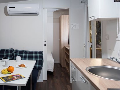 Luxuscamping - Preisniveau: gehoben - Istrien - Campingplatz Pineta - Meinmobilheim Galija auf dem Campingplatz Pineta