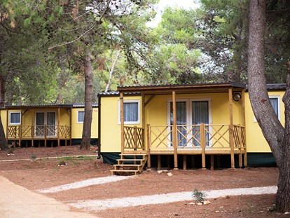 Luxury camping - Preisniveau: exklusiv - Pula - Campingplatz Pineta - Meinmobilheim Vanga auf dem Campingplatz Pineta