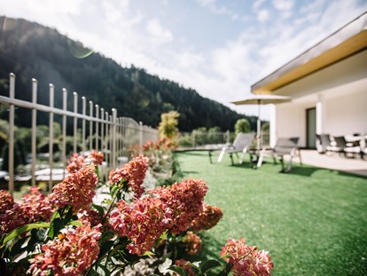 Luxuscamping - barrierefreier Zugang - Italien - Apartment Garten, Terrasse - Camping Passeier Camping Passeier