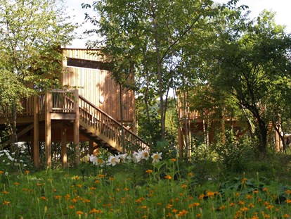 Luxuscamping - Dusche - Chamalières-sur-Loire - CosyCamp Baumhütte auf CosyCamp