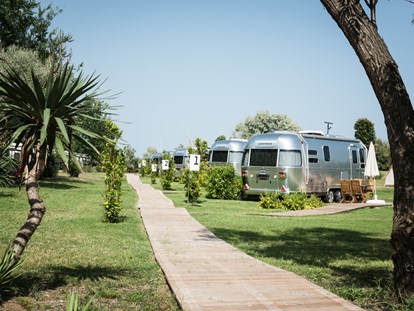 Luxuscamping - Dusche - Venetien - Camping Ca' Savio Airstreams auf Camping Ca' Savio