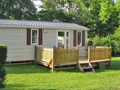 Luxuscamping - WC - Ardennes - Parcs Naturels - Estiva Mobilheim Park Neumuhle Luxemburg. - Camping Neumuehle Muellerthal Estiva MobilHeim Glamping Neumuhle Luxemburg. 4 Pers. 2 Schlaffzimmer. Douche. Wc.