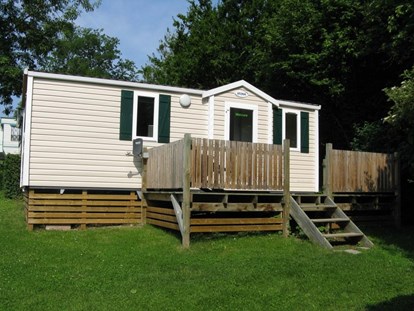 Luxuscamping - TV - Ermsdorf, Muellerthal, Luxemburg - Mercure Camping Neumuhle Luxemburg Mullerthal - Camping Neumuehle Muellerthal Mercure MobilHeim Glamping Neumuhle Luxemburg. 4 Pers. 2 Schlaffzimmer. Douche. Wc.