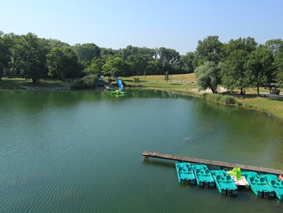Luxuscamping - Klimaanlage - Österreich - Wasserspaß - Donaupark Camping Tulln Mobilheime auf Donaupark Camping Tulln