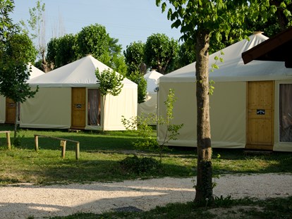 Luxuscamping - Preisniveau: moderat - Campalto - Glamping-Zelte: Überblick - Camping Rialto Glampingzelte auf Camping Rialto
