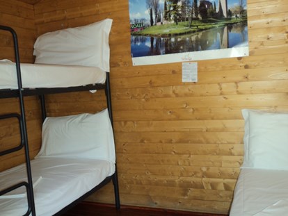 Luxuscamping - barrierefreier Zugang - Italien - Mini-Chalets, perfekt für kurze Aufenthalte - Camping Rialto Mini-Chalets für 2 Personen auf Camping Rialto