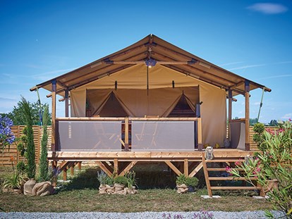 Luxuscamping - Art der Unterkunft: Safari-Zelt - Katalonien - Camping Valldaro - Vacanceselect Ecoluxe Zelt 4/5 Personen 2 Zimmer von Vacanceselect auf Camping Valldaro