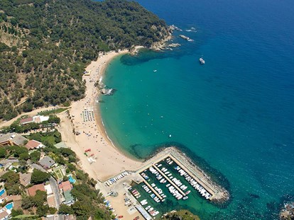 Luxuscamping - getrennte Schlafbereiche - Costa Brava - Camping Cala Canyelles - Vacanceselect Cocosuite 4 Personen 2 Zimmer  von Vacanceselect auf Camping Cala Canyelles