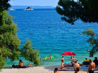 Luxuscamping - Kochmöglichkeit - Zadar - Šibenik - Camping Vranjica Belvedere - Gebetsroither Luxusmobilheim von Gebetsroither am Camping Vranjica Belvedere