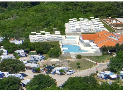 Luxuscamping - Dusche - Zadar - Šibenik - Krk Premium Camping Resort - Gebetsroither Luxusmobilheim von Gebetsroither am Krk Premium Camping Resort
