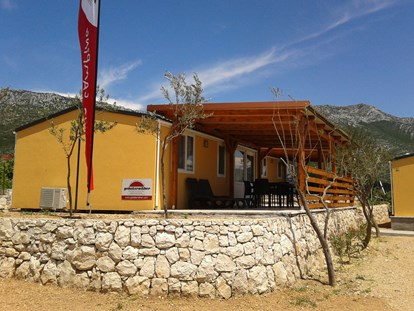 Luxuscamping - Klimaanlage - Dubrovnik - Camping Nevio - Gebetsroither Luxusmobilheim von Gebetsroither am Camping Nevio