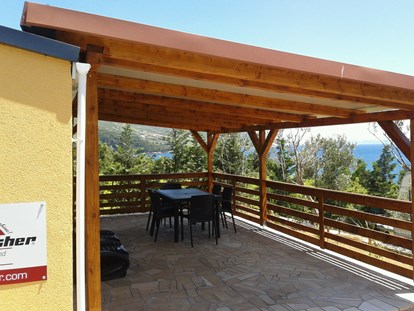 Luxuscamping - getrennte Schlafbereiche - Split - Dubrovnik - Camping Nevio - Gebetsroither Luxusmobilheim von Gebetsroither am Camping Nevio