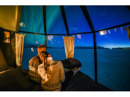Luxuscamping - Kühlschrank - Norrbotten - Polarlichter vom Bett aus geniessen. - Laponia Sky Hut Laponia Sky Hut