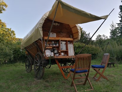 Luxuscamping - Unterkunft alleinstehend - Der Planwagen - Ecolodge Hinterland Western Lodge
