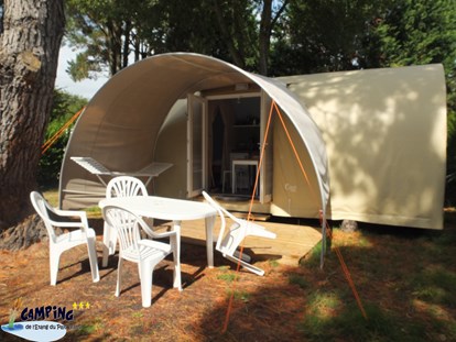 Luxuscamping - Kochmöglichkeit - Guerande (Pays de la Loire) - Camping de l’Etang Coco Sweet auf Camping de l'Etang