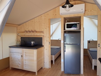 Luxuscamping - Klimaanlage - Venetien - Camping Marelago Koala Zelt auf Camping Marelago