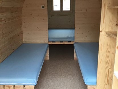 Luxuscamping - Art der Unterkunft: spezielle Unterkunft - Region Bodensee - Campingplatz Markelfingen Schlaf-Häusle auf dem Campingplatz Markelfingen