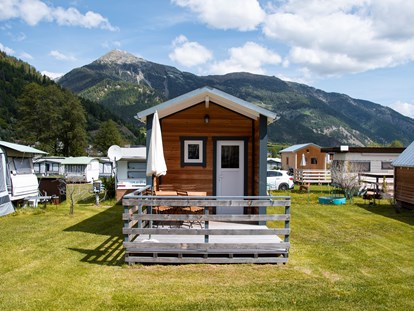 Luxuscamping - Parkplatz bei Unterkunft - Schweiz - Chamonna  Mia - Camping Muglin Müstair Camping Muglin Müstair