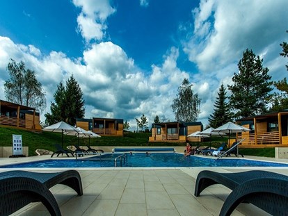 Luxuscamping - Art der Unterkunft: Jurte - Kvarner - Mobilheime mit Schwimbad - Plitvice Holiday Resort Mobilheime auf Plitvice Holiday Resort