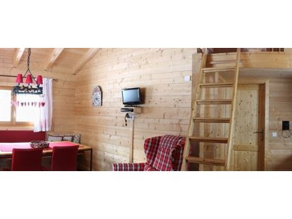 Luxuscamping - Kochmöglichkeit - Deutschland - Landhaus - rundumblick - Camping Langenwald Blockhäuser auf Camping Langenwald