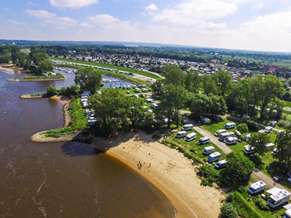 Luxuscamping - WC - Drage (Landkreis Harburg) - Campingplatz mit eigenem Badestrand - Camping Stover Strand Camping Stover Strand