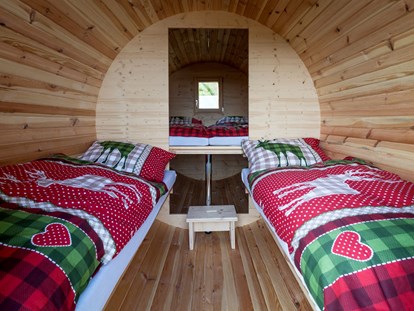 Luxuscamping - Heizung - Region Bodensee - Campingplatz Markelfingen Schlaf-Fass auf dem Campingplatz Markelfingen 
