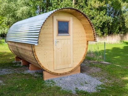 Luxuscamping - Art der Unterkunft: Hütte/POD - Baden-Württemberg - Campingplatz Markelfingen Schlaf-Fass auf dem Campingplatz Markelfingen 