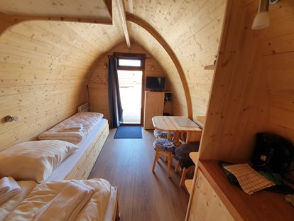 Luxuscamping - Art der Unterkunft: Hütte/POD - Soltau - Innenansicht - Campingplatz "Auf dem Simpel" Schnuckenbude auf Campingplatz "Auf dem Simpel"