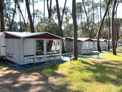 Luxuscamping - Klimaanlage - Toskana - Camping Baia Verde - Gebetsroither Luxusmobilheim von Gebetsroither am Camping Baia Verde