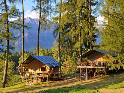Luxuscamping - öffentliche Verkehrsmittel - Safari-Lodge-Zelt "Rhino" und "Lion" - Nature Resort Natterer See