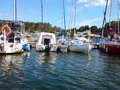 Luxuscamping - barrierefreier Zugang ins Wasser - Marina im Hafencamp - Hafencamp Senftenberger See