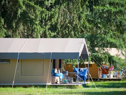 Luxuscamping - Art der Unterkunft: Lodgezelt - Ile de France - Camping Indigo Paris Zelt Toile & Bois Sweet für 5 Pers. auf Camping Indigo Paris