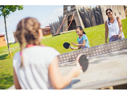 Luxury camping - Kochutensilien - Tischtennis - Camping & Ferienpark Orsingen Bungalows auf Camping & Ferienpark Orsingen