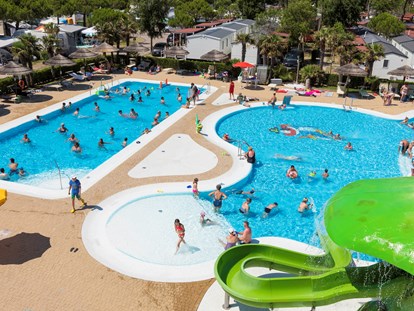 Luxuscamping - TV - Venetien - Schwimmbad - Camping Vela Blu Mobilheim Top Residence Gold am Camping Vela Blu