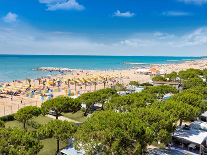 Luxuscamping - Preisniveau: gehoben - Venedig - Strand - Camping Vela Blu Mobilheim Top Residence Gold am Camping Vela Blu