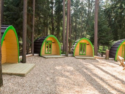 Luxuscamping - Art der Unterkunft: Hütte/POD - Franken - Pod-Area - Waldcamping Brombach Family Pod am Waldcamping Brombach