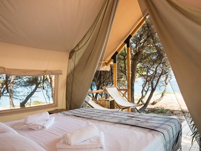 Luxuscamping - Dusche - Dalmatien - Obonjan Island Resort Glamping Lodges