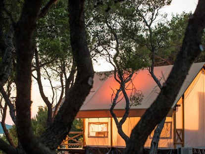 Luxuscamping - Klimaanlage - Dalmatien - Obonjan Island Resort Glamping Lodges