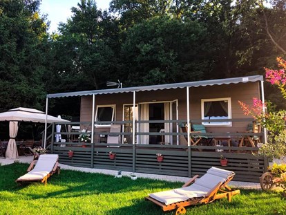 Luxuscamping - Art der Unterkunft: Mobilheim - Montorfano - Mobilheim Luxury mit Liegewiese auf Camping Montorfano  - Camping Montorfano Mobile homes