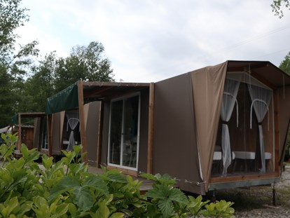 Luxuscamping - Lago di Como - Maxi tent auf Camping Montorfano - Camping Montorfano Maxi tents