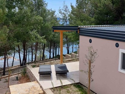 Luxuscamping - Terrasse - Dubrovnik - Premium Tris Mobile Home - Lavanda Camping**** Premium Tris Mobile Home