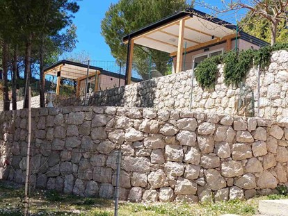Luxuscamping - Klimaanlage - Dubrovnik - Outside view - Lavanda Camping**** Premium Tris Mobile Home