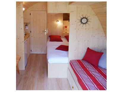 Luxuscamping - Art der Unterkunft: Hütte/POD - Costa del Maresme - Camping Cala Llevado Waldhütten auf Camping Cala Llevado