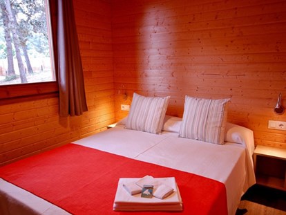 Luxuscamping - getrennte Schlafbereiche - Katalonien - Camping Cala Llevado ECO BUNGALOW auf Camping Cala Llevado